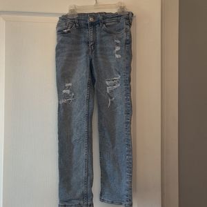 & Denim Boys Distressed Skinny Jeans 10